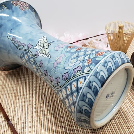 佐藤走波氏(六代)作　花瓶　有田焼　一品作