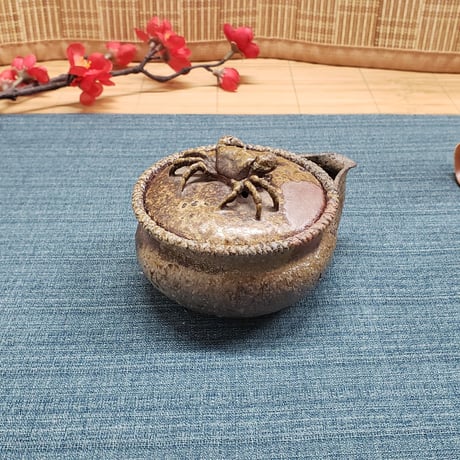 備前焼　入江光人司作　宝瓶　急須　備前焼