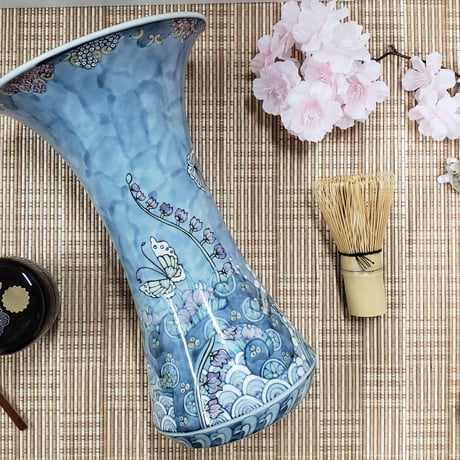 佐藤走波氏(六代)作　花瓶　有田焼　一品作