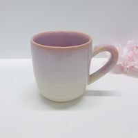 萩焼　マグカップ　つぼみ桜　椿秀窯