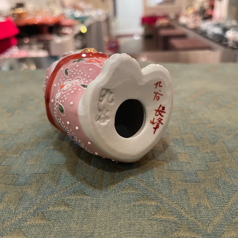 ❤️九谷結窯 九谷焼 ガッチャン 狐面 キツネ面 きつね面 ♡ スタジオソータ：電脳大工 燈狐 弐（ボックストイ）