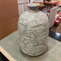 清水焼　花瓶　宇野徹　作品　一品作
