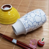 有田焼　プレミアムビアグラス　カトレア