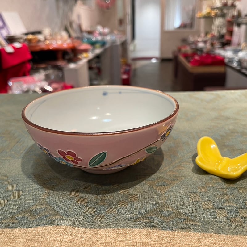 清水焼 香菊窯 昇峰 おしどり 飯碗 | つちや陶器店