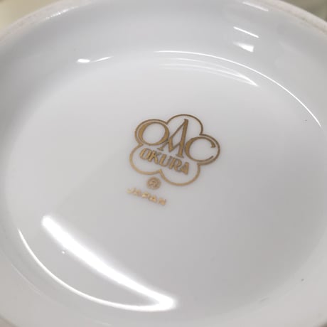 大倉陶園　瑠璃片葉金蝕　　クリーマー(大)