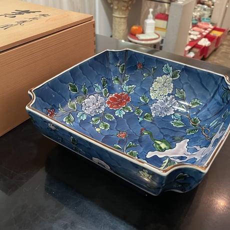 一品作　村上玄輝作品　菓子器　有田　希少　茶道