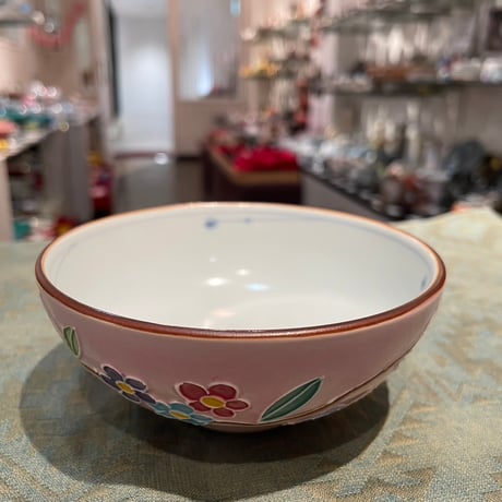 清水焼　香菊窯　昇峰　おしどり　飯碗