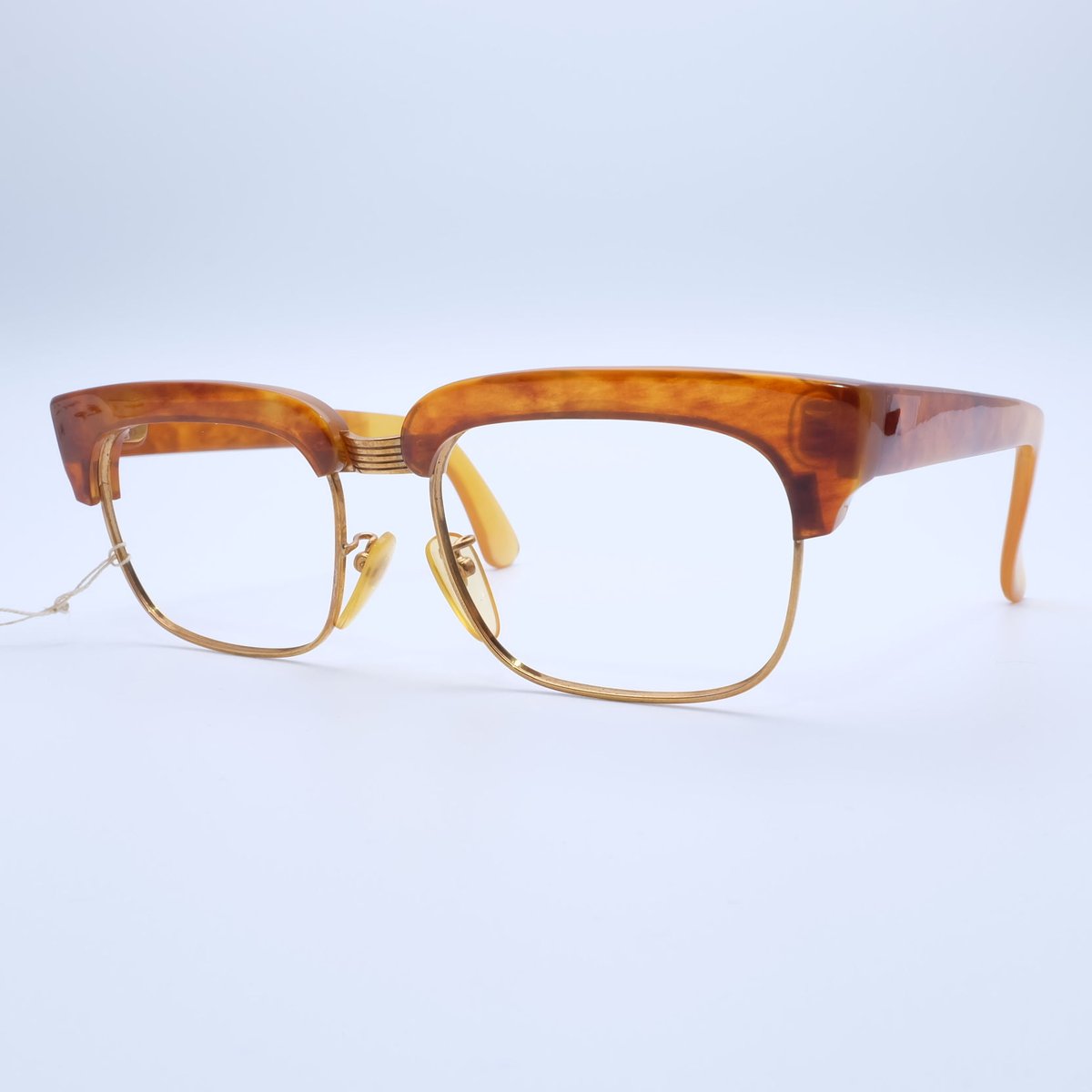 べっ甲　メガネ　k18 750 蝶番　ヒンジ　上トロバラ甲 べっ甲 メガネ k18 750 蝶番 ヒンジ 上トロバラ甲 K18金本鼈甲 特上トロ