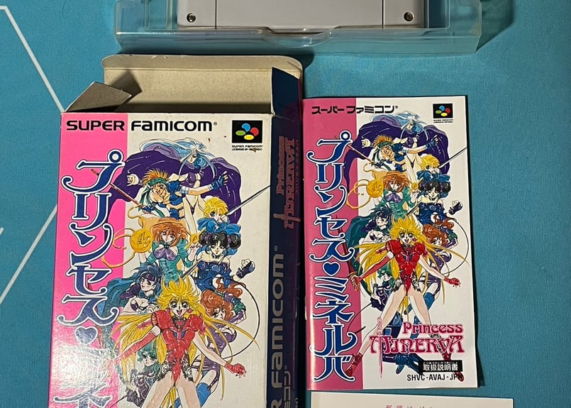 スーパーファミコン】プリンセスミネルバ（中古ゲームソフト 箱説付 