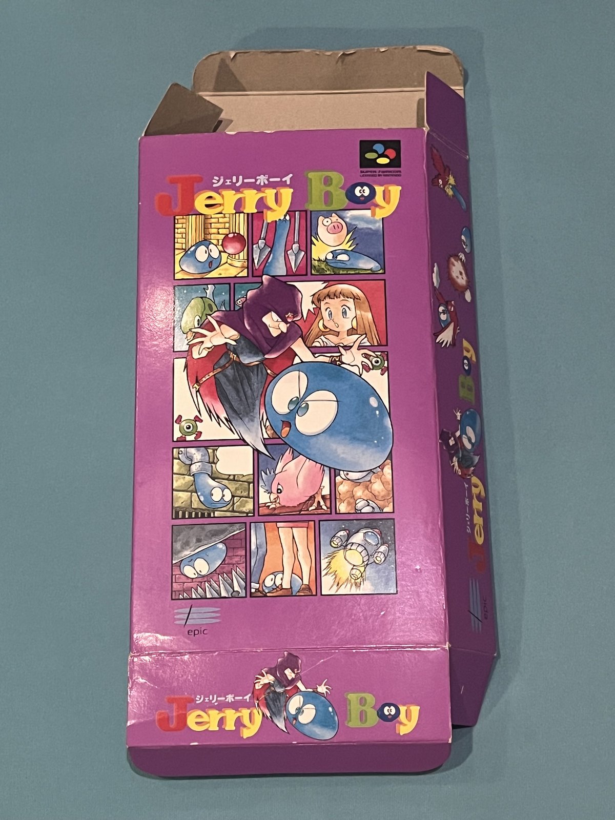 スーパーファミコン】JERRY BOY(中古ゲームソフト 箱説付 レア スーパーファミコン】JERRY BOY(中古ゲームソフト 箱説付 レア