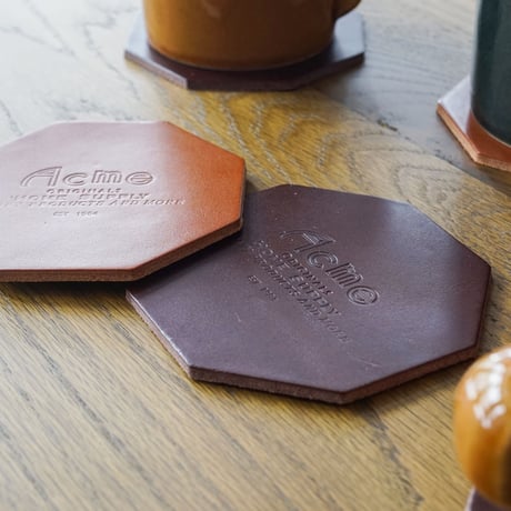 LEATHER COASTER / ACME Furniture