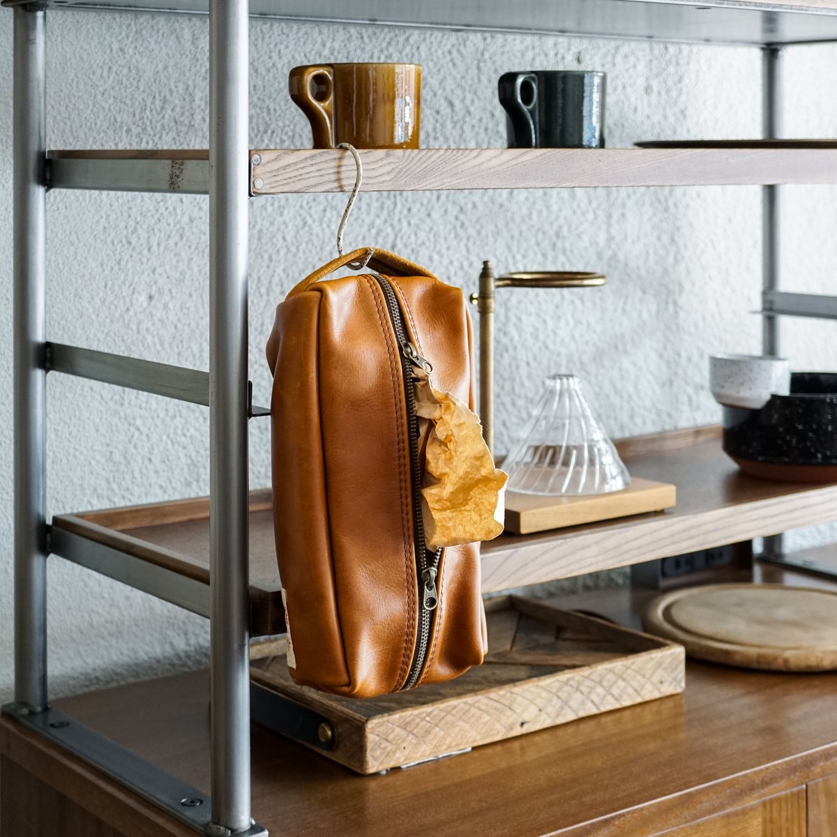 ACME Furniture レザー ティッシュケース アクメファニチャー TISSUE BOX ティッシュボックス（ダストボックス／ティッシュ
