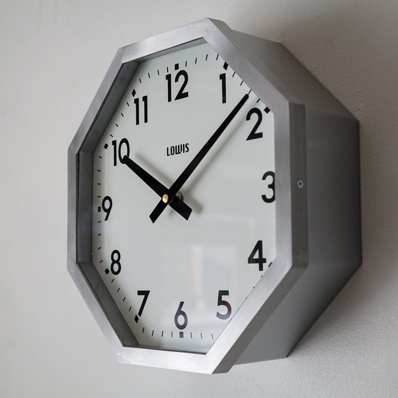 LOWIS Octagon Clock 掛時計 ミッドセンチュリー LOWIS Octagon Clock 掛時計 ミッドセンチュリー