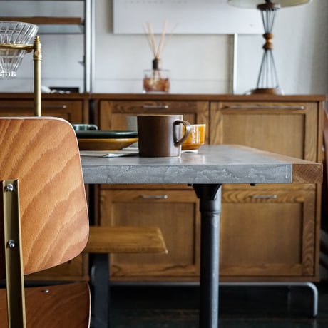 MORTEX END OAK SKID TABLE / Dichotomic