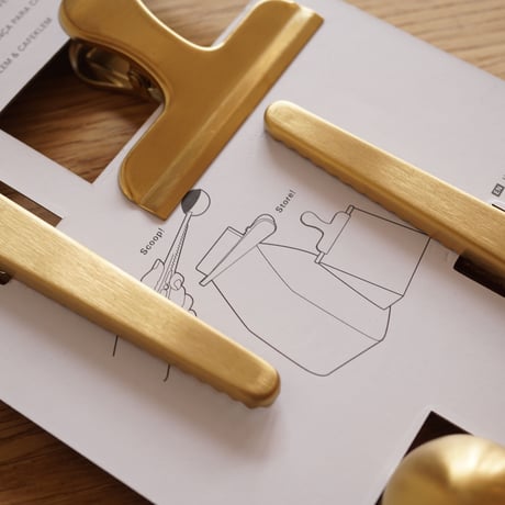 BRASS CLIP SET / KIKKERLAND