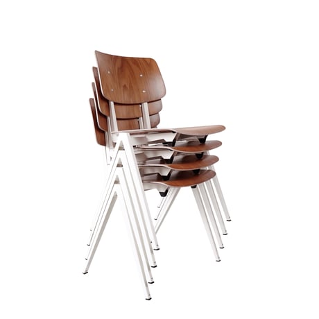 MODEL. S21 STACKING CHAIR / GALVANITAS