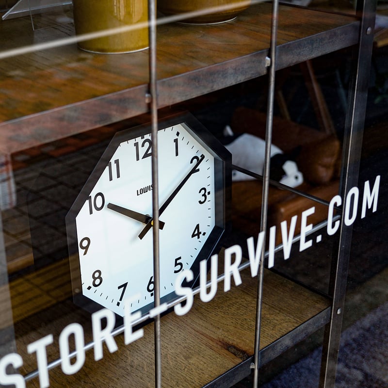 LOWIS Octagon Clock 掛時計 ミッドセンチュリー Lowis Industry ルイスインダストリー / 「Octagon Clock