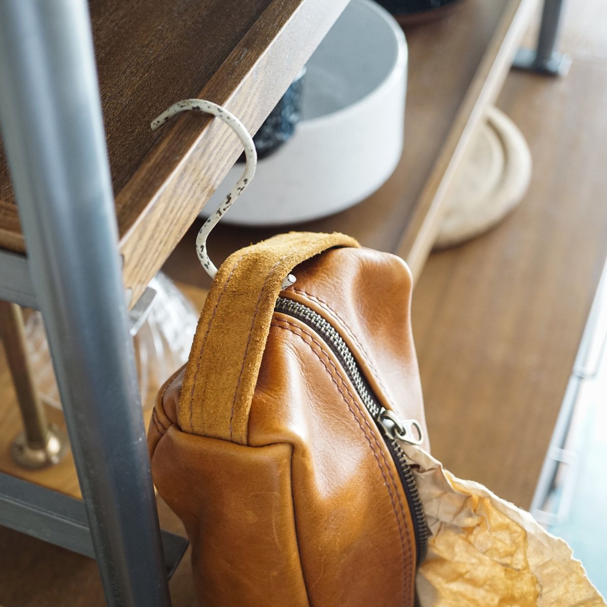 ACME Furniture レザー ティッシュケース アクメファニチャー TISSUE BOX ティッシュボックス（ダストボックス／ティッシュ
