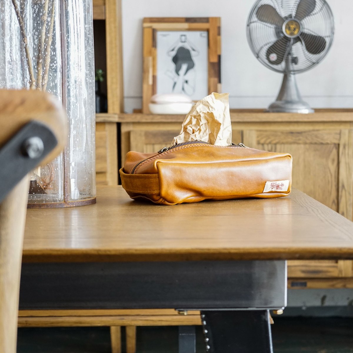 LEATHER BOX CASE / ACME furniture | GENERAL STO