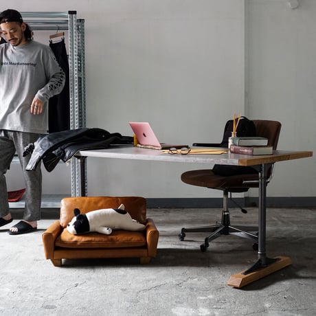 MORTEX END OAK SKID TABLE / Dichotomic