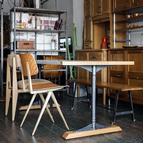 MORTEX END OAK SKID TABLE / Dichotomic