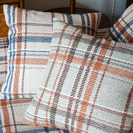 PLAID CUSHION COVER / ACME Furniture