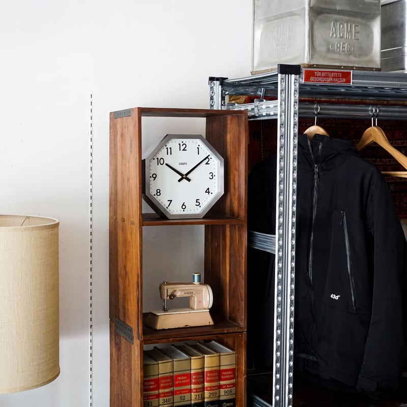 LOWIS Octagon Clock 掛時計 ミッドセンチュリー LOWIS Octagon Clock 掛時計 ミッドセンチュリー