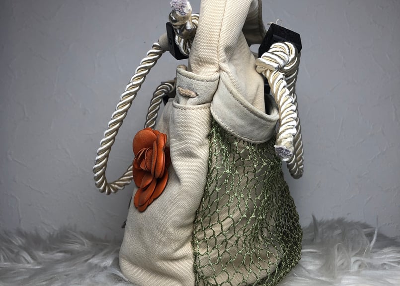 CHANEL☆シャネル☆カメリア☆クローバー☆フィッシュネットトート