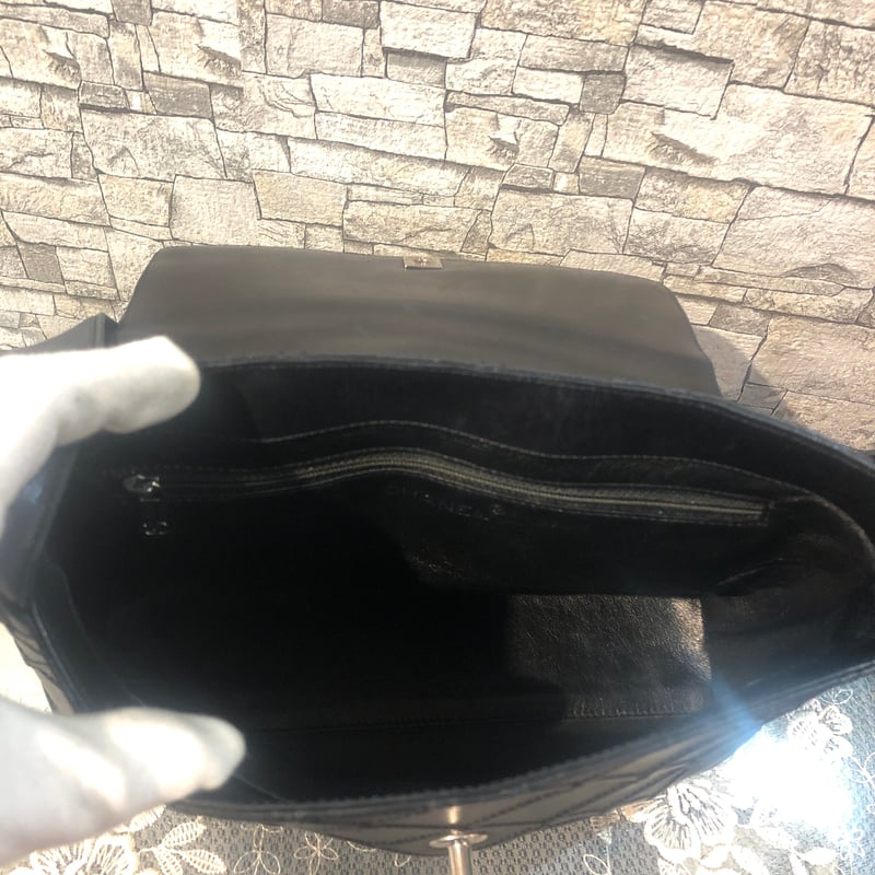 CHANEL シャネル ビコローレ ラムスキン ショルダーバッグ ブラック A-0954 CHANEL☆シャネル☆ビコローレ☆ショルダーバッグ | Luxury Vintage ANQAS