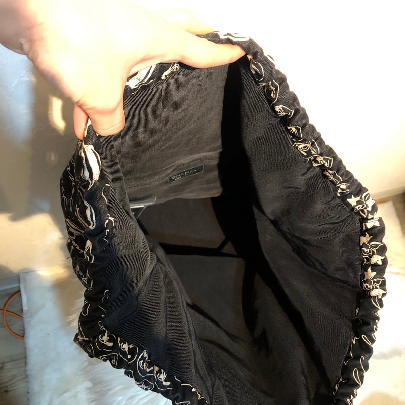 CHANEL☆シャネル☆クルーズライン カメリア 巾着バケツ型トートバッグ 