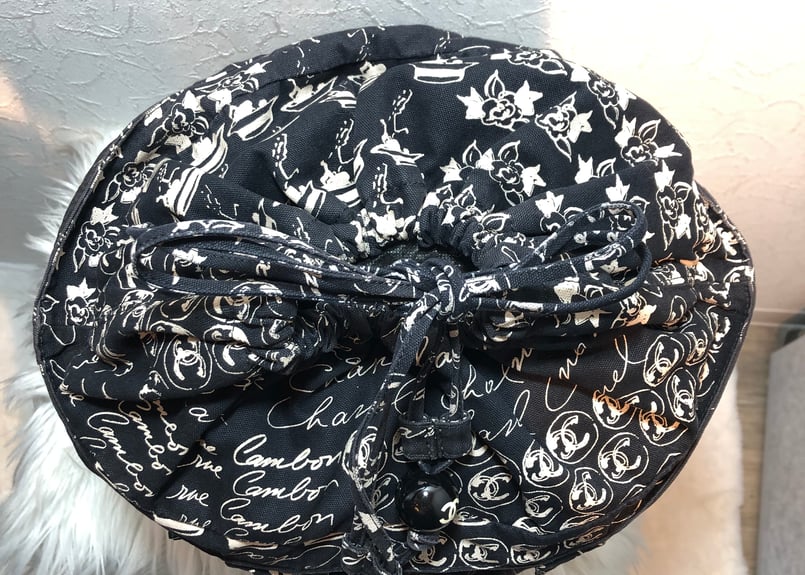 CHANEL☆シャネル☆クルーズライン カメリア 巾着バケツ型トートバッグ