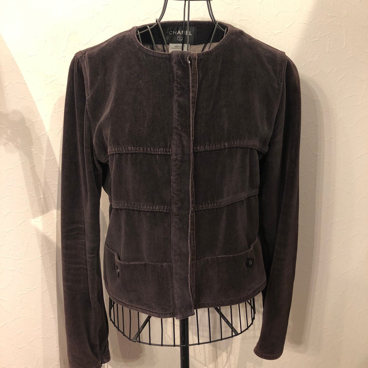 CHANEL☆ノーカラージャケット☆コーデュロイ☆ | Luxury Vintage ANQAS