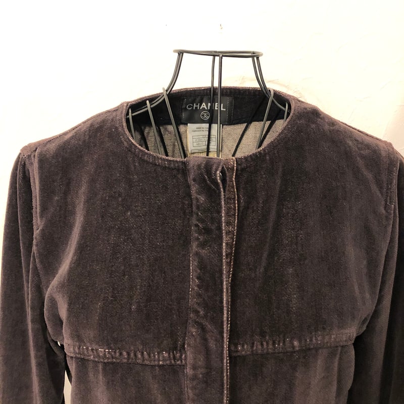 CHANEL☆ノーカラージャケット☆コーデュロイ☆ | Luxury Vintage ANQAS