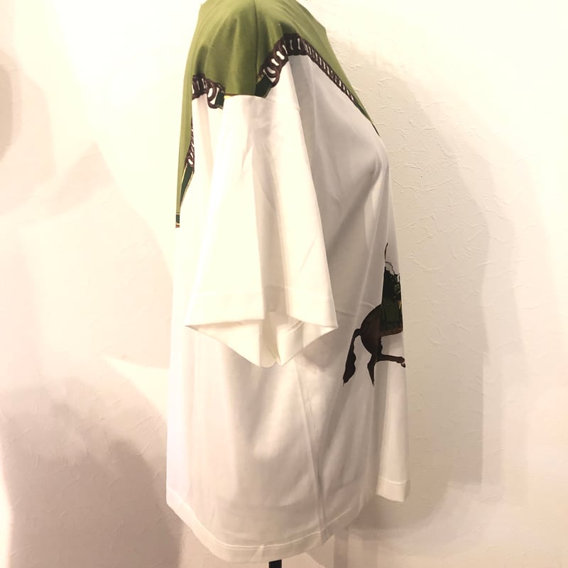 HERMES☆エルメス☆Tシャツ☆サイズM☆馬柄☆コットン100 HERMES☆エルメス☆Tシャツ☆サイズM☆馬柄☆コットン100