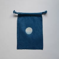 INDIGO 巾着Sサイズ /型染め