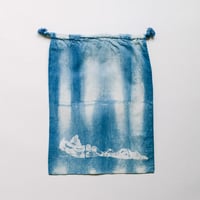 INDIGO 巾着Mサイズ Ridge NO.4