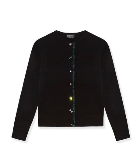 MOMENTEL / Mixed Buttons Cardigan (black)