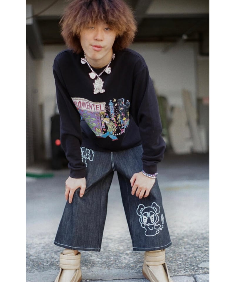 MOMENTEL / Baby black denim short pants | I/O PORT