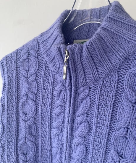 Fullzip aran sweater