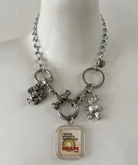 HELAGICA / French vintage keyring necklace