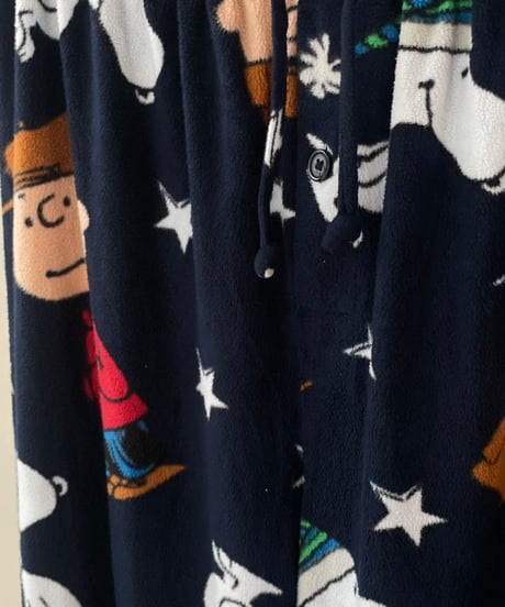 Snoopy print pajama pants