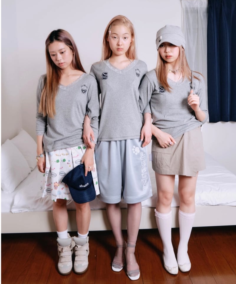 SHALOM / BUDDY LACE TOP GRAY | I/O PORT
