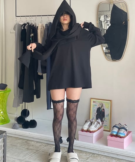 FUGUIHUA / shadow dust- hooded sweatshirt