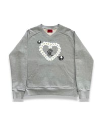 MOMENTEL / Love Flower  Pierced Sweatshirt