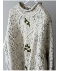 Shamrock alan knit sweater