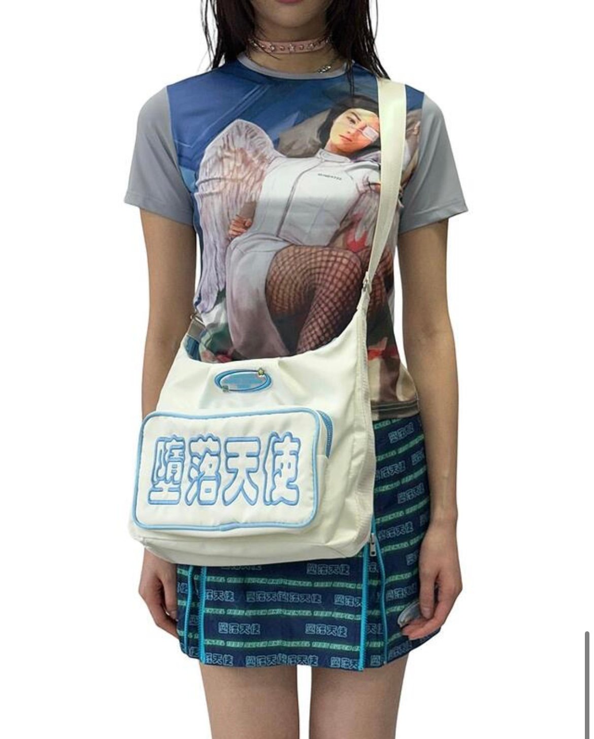 MOMENTEL Super Angel Red Piercing 長袖Tシャツ MOMENTEL Super Angel