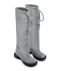 GRAPE / Gray Wing Platform Shoes | I/O PORT