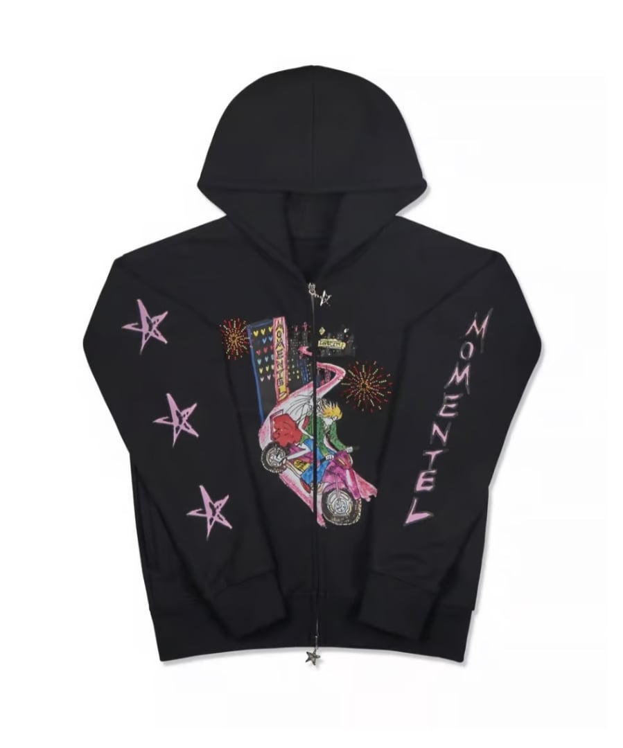 MOMENTEL / Love City Drive Hood Black | I/O PORT