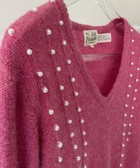 Pearl decorated sweater