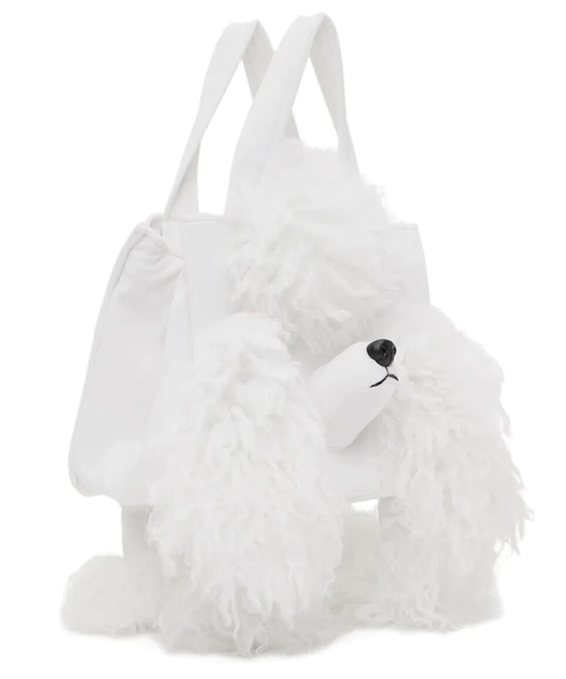 NO DRESS White Poodle Handbag | I/O PORT